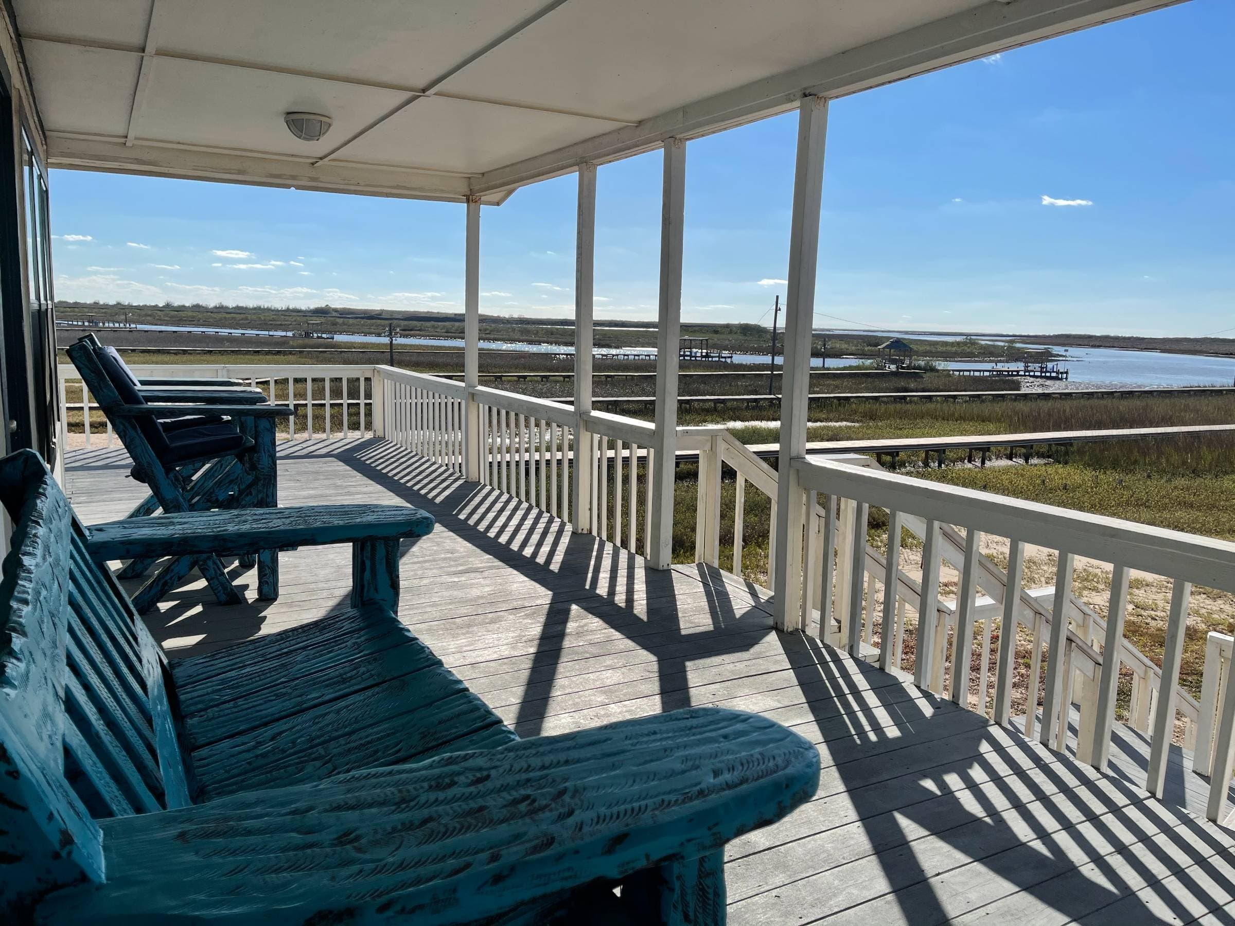 Amazing Westward views over 18k acre Ranch, Intracoastal Waterway and Cut into Gulf of Mexico.